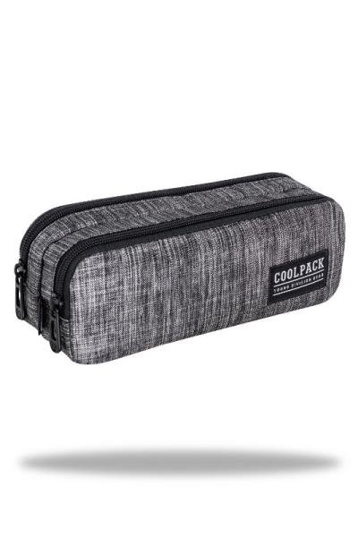 CoolPack Piórnik saszetka podwójna prostokatna Clio Snow Grey C69161