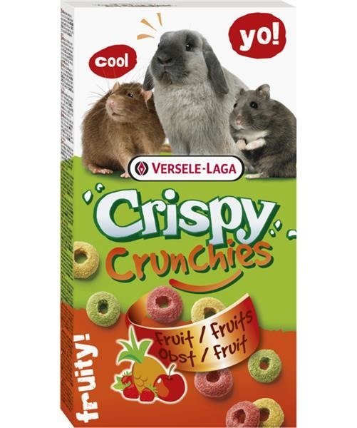 Versele-Laga Crispy Crunchies Fruit 75 g chrupiący przysmak z owocami dla gryzoni 75g