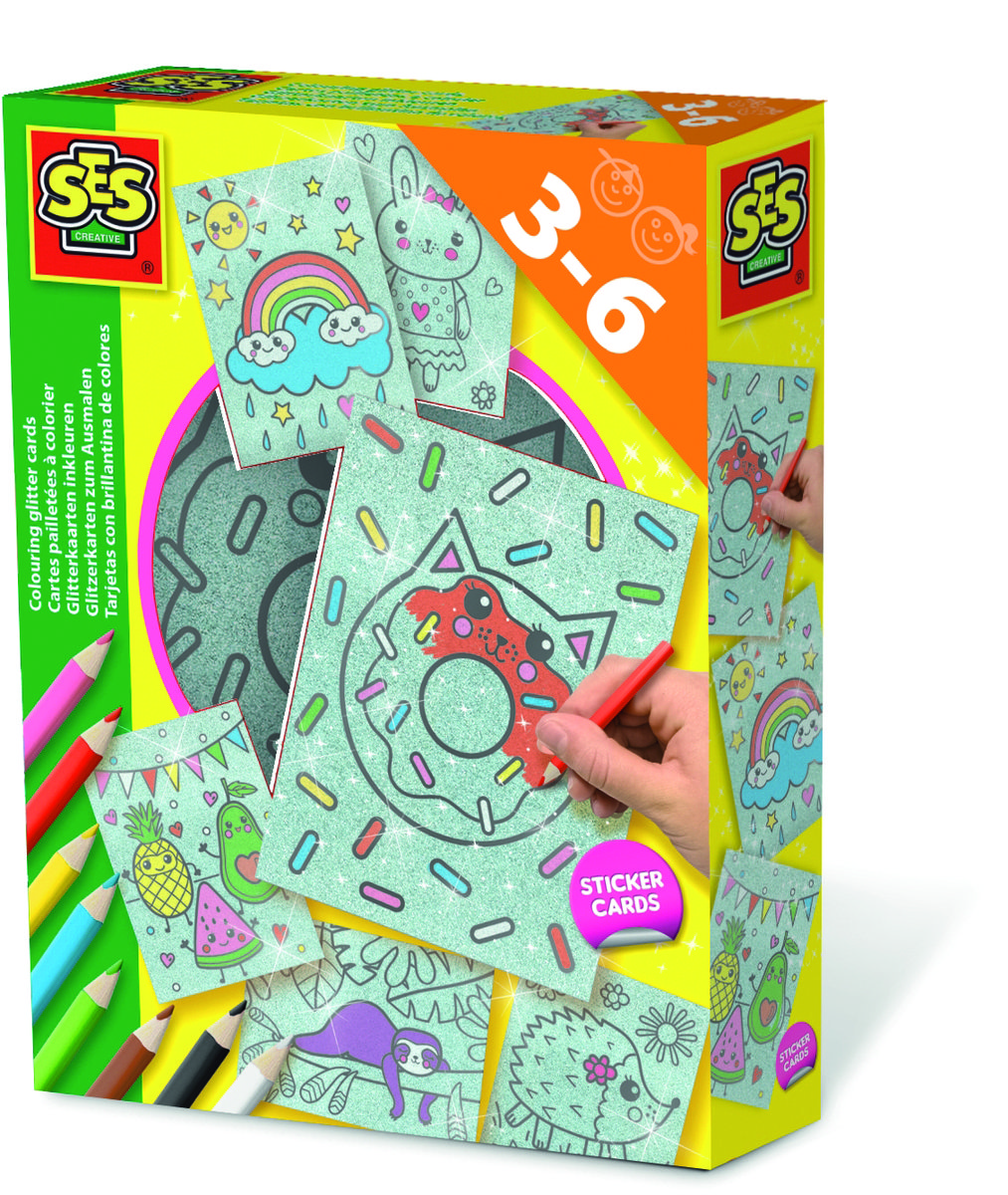 SES NL Zabawa kreatywna kolorowanie naklejek