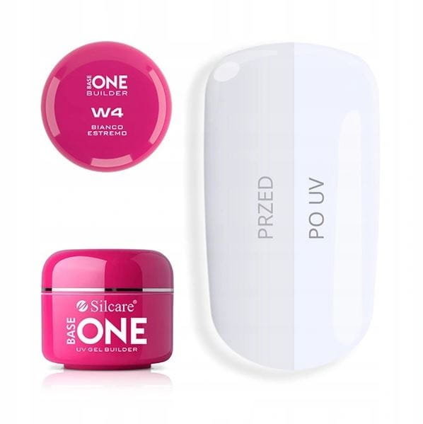 Silcare Żel Budujący Base One Bianco Estremo 30g