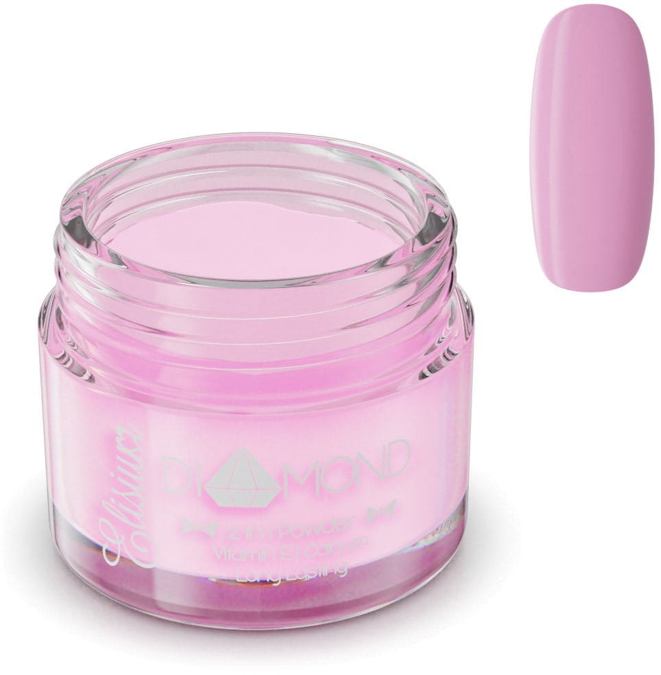 Elisium, Diamond, puder do manicure tytanowego DP109 Smells Of Pink, 23 g