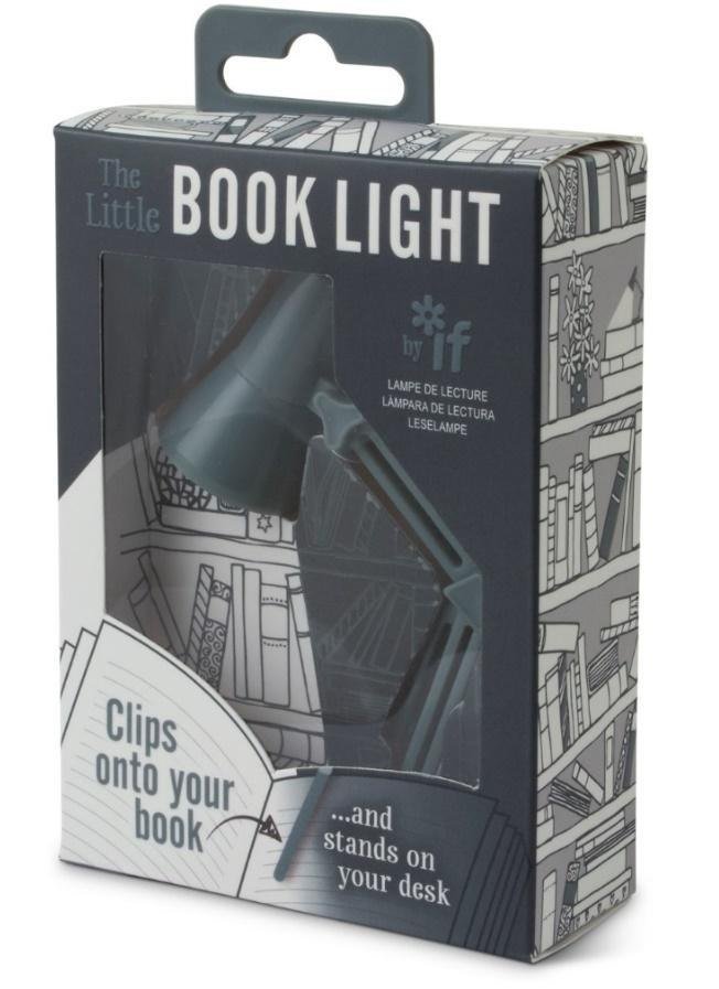 Ateneum The Little Book LIght Lampka do książki szara