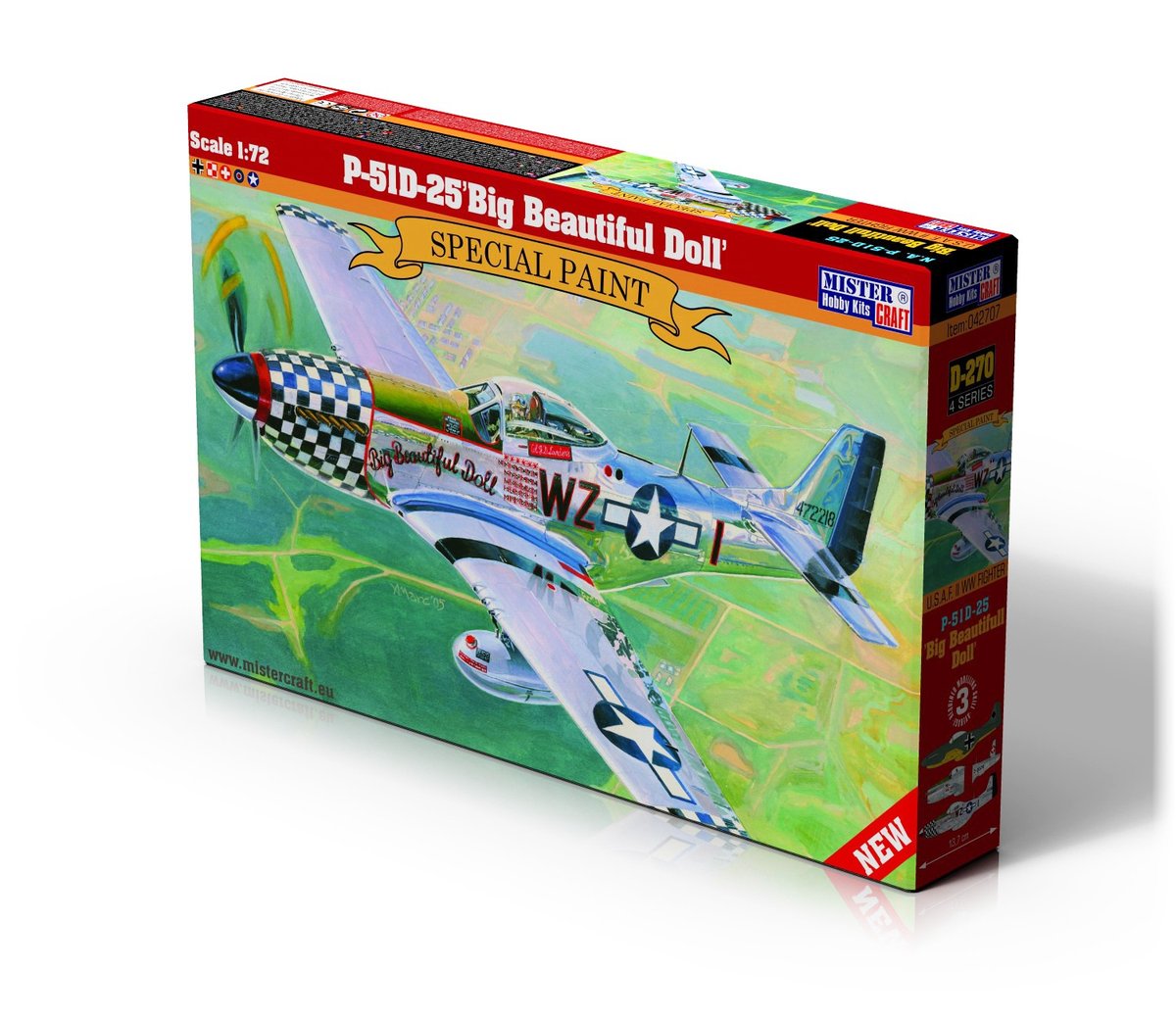 OLYMP AIRCRAFT Model samolotu P-51D-25 "Big Beautiful Doll" D-270