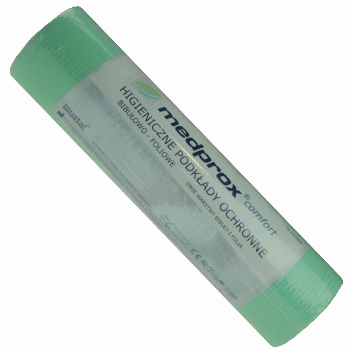 Medprox podkład podfoliowany w rolce 50x30 40 sztuk zielony