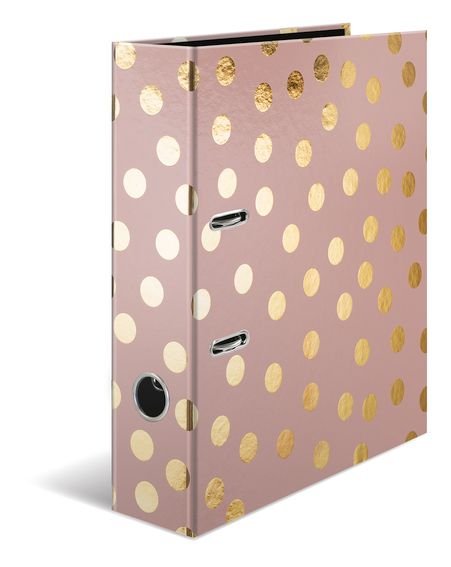 Segregator kartonowy, A4, Kropki, 7 cm