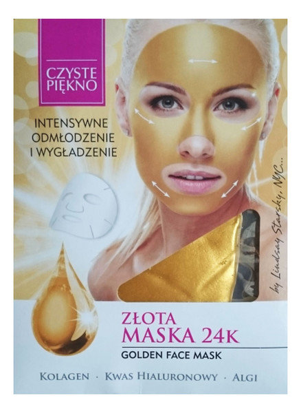 Estetica GROUP CZYSTE PIĘKNO ZŁOTA MASKA 24 K GOLDEN FACE MASK NA TWARZ