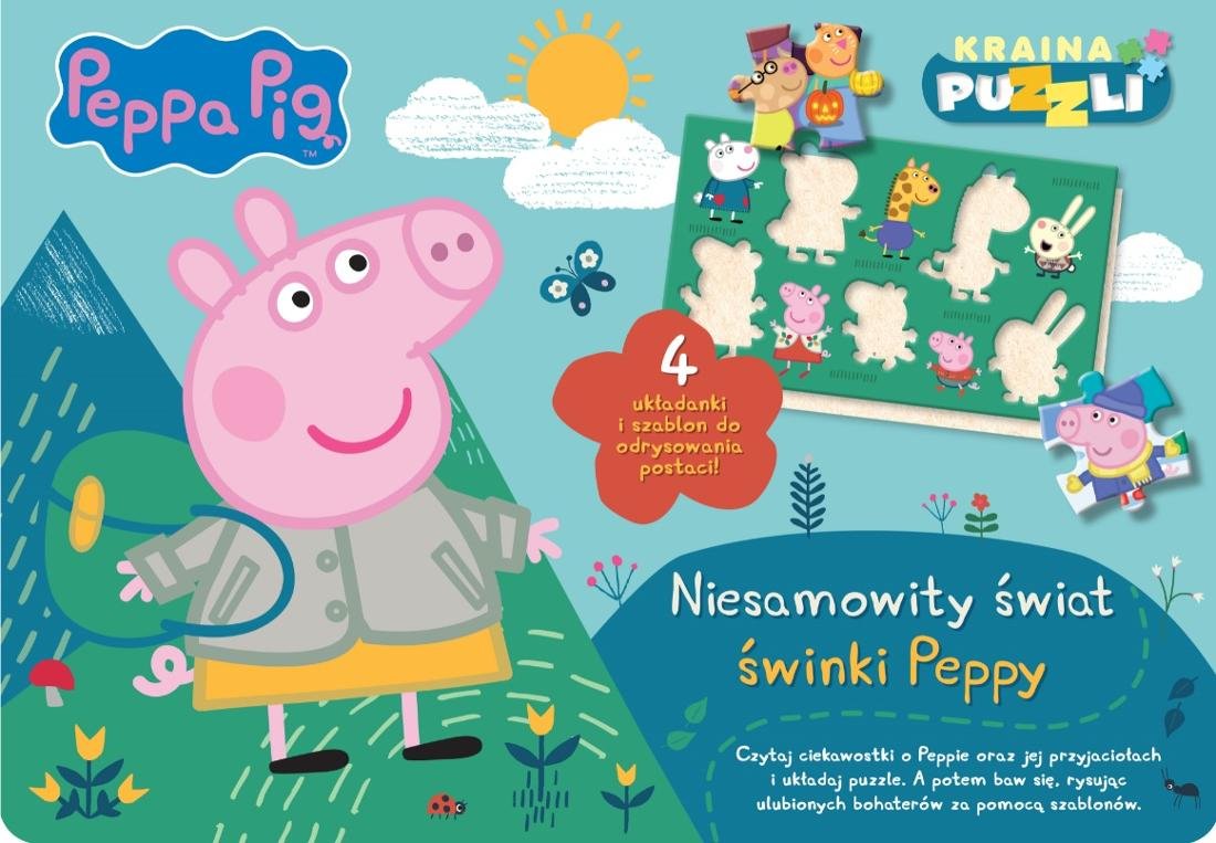 Media Service Zawada Peppa Pig Kraina puzzli Niesamowity świat świnki Peppy - opracowanie zbiorowe