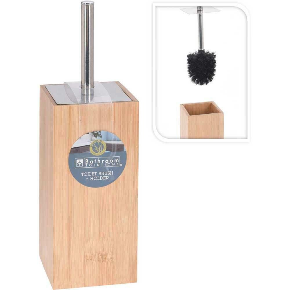 Bathroom Solutions Szczotka WC do toalety z pojemnikiem stojak 540610
