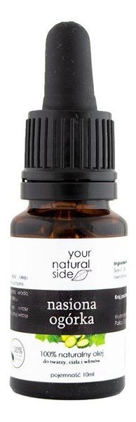 Your Natural Side 100% naturalny olej z nasion ogórka - Your Natural Side Olej 100% naturalny olej z nasion ogórka - Your Natural Side Olej