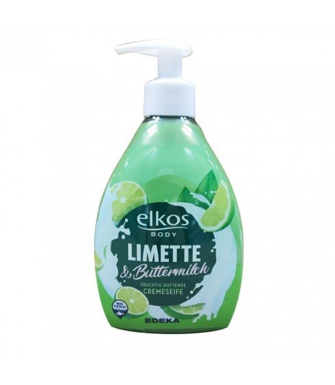 Elkos 500ml Mydło z dozownikiem Limonka