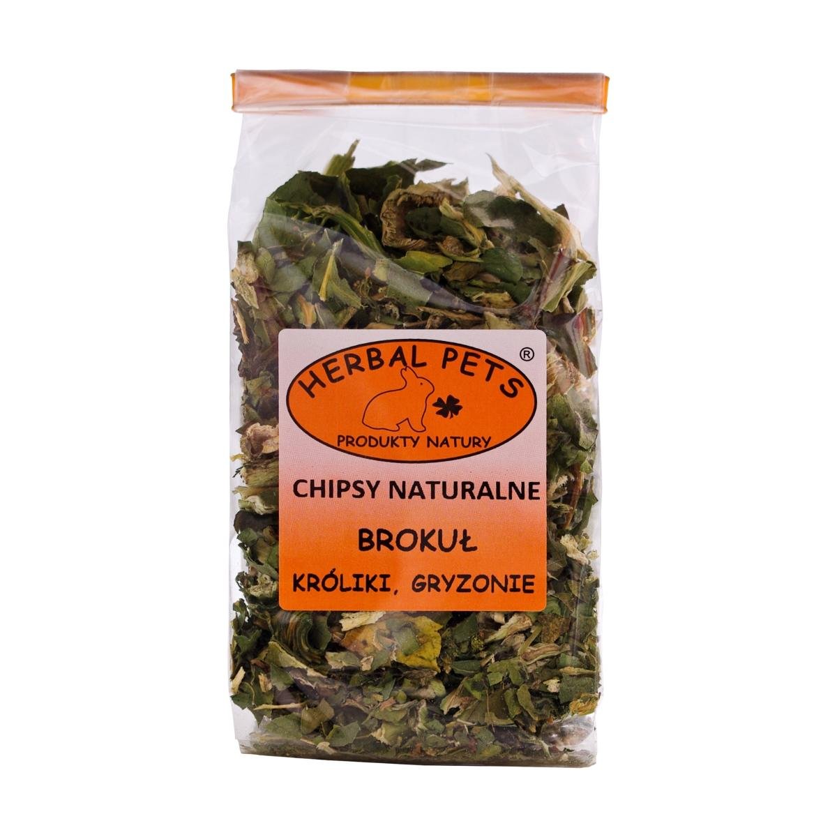 Herbal Pets Chipsy Naturalne Brokułowe 50g