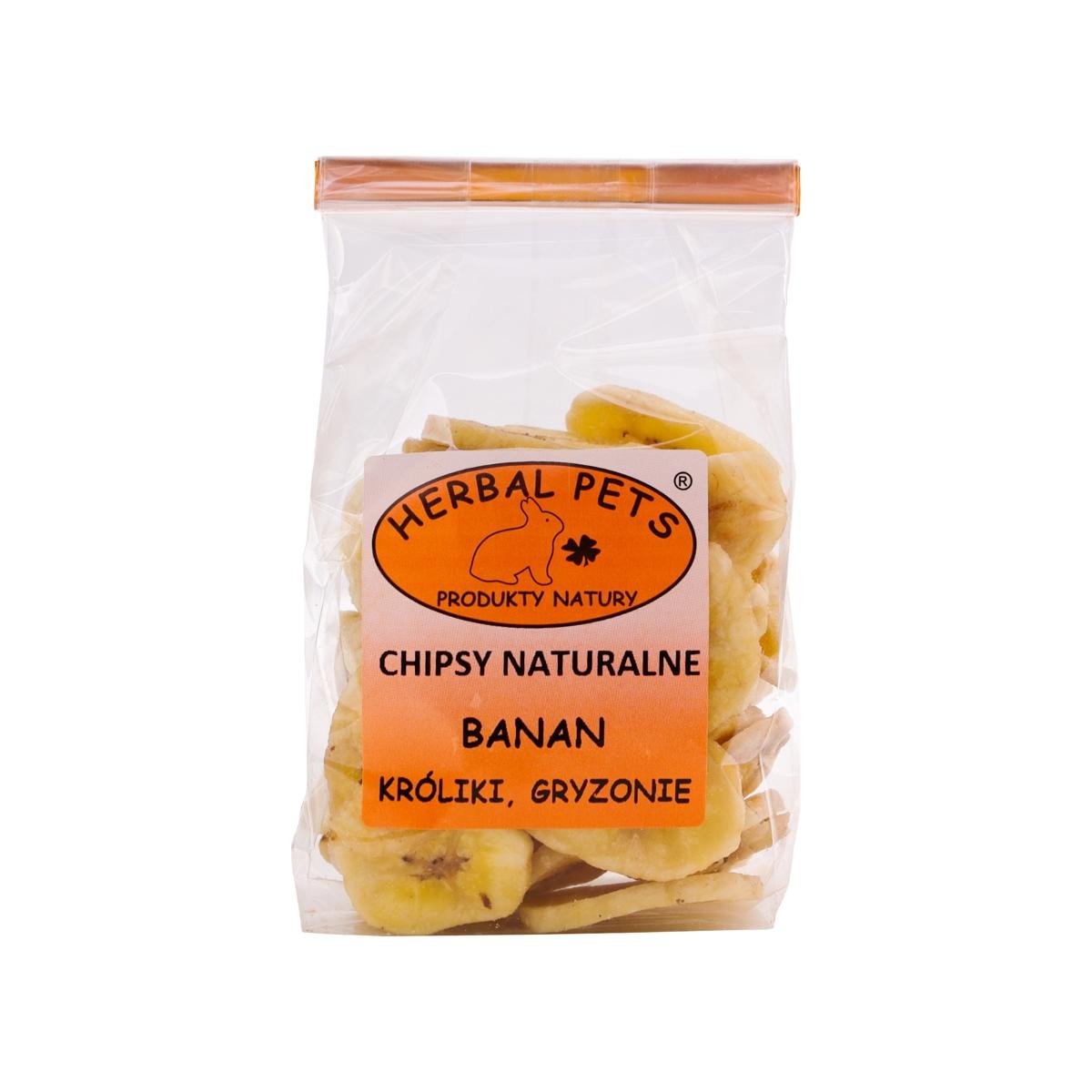 Herbal Pets CHIPSY BANANOWE 75g