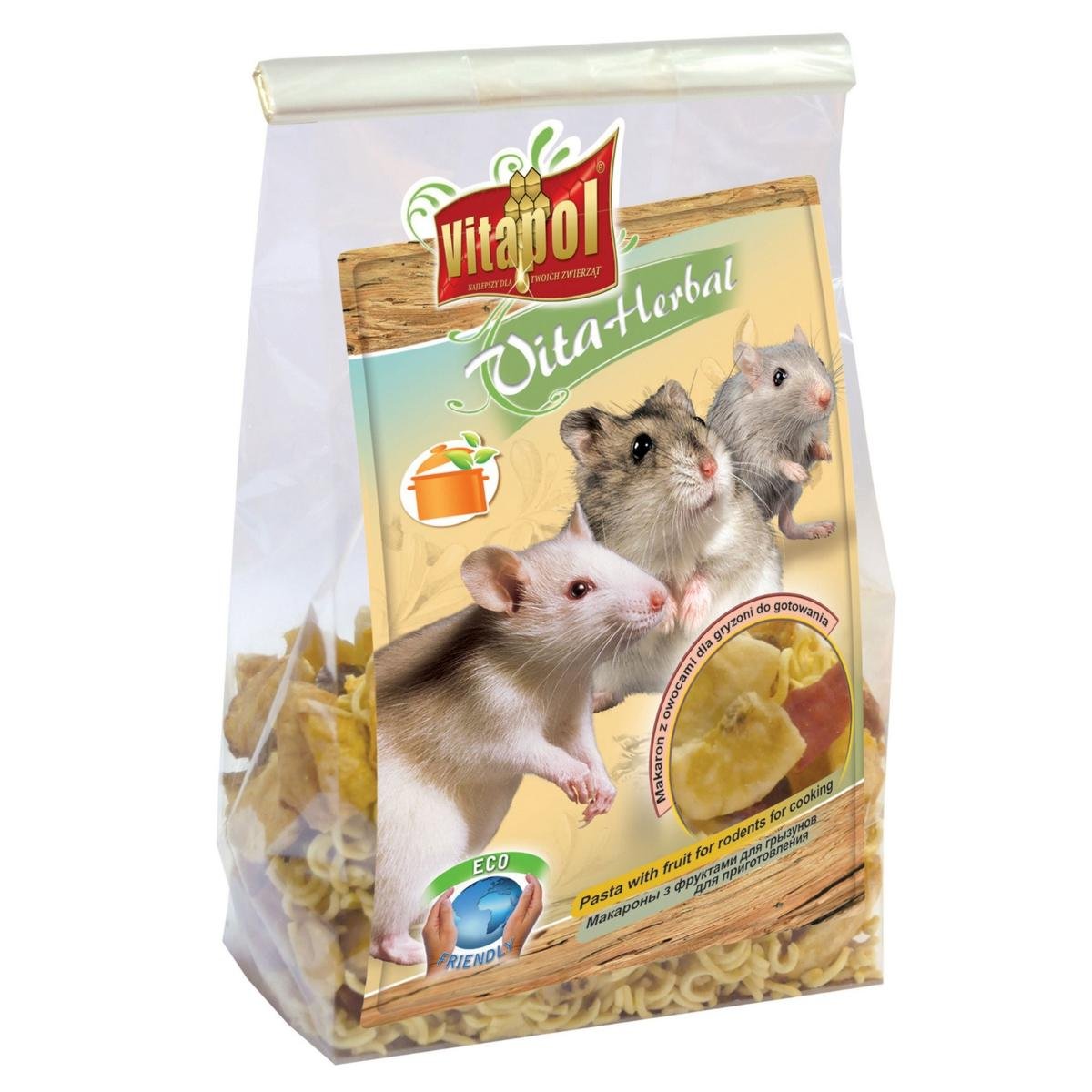 Vitapol Vita-Herbal Makaron z Owocami Do Gotowania dla Gryzoni 130 g 4136 Dostawa GRATIS od 99 zł + super okazje