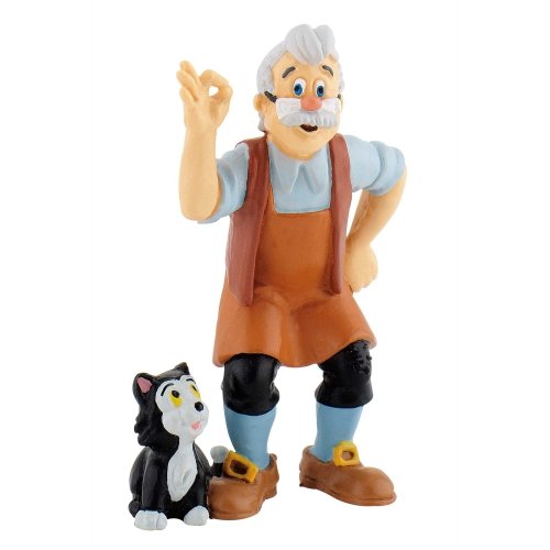 Bullyland 12398 figurka do gier, Walt Disney Pinocchio, gepetto, ok. 7,5 cm