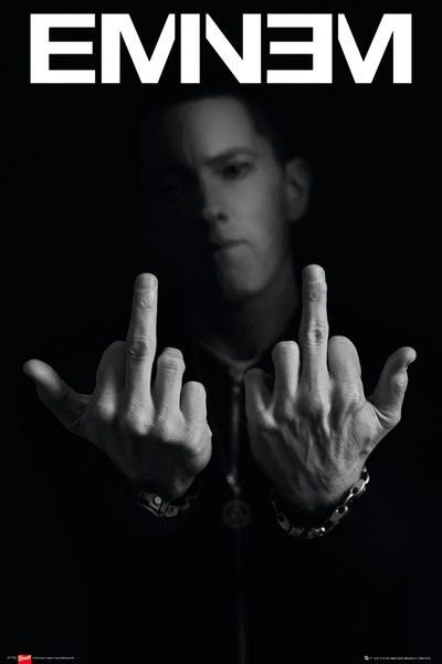 GBeye Global Eminem środkowy palec - plakat