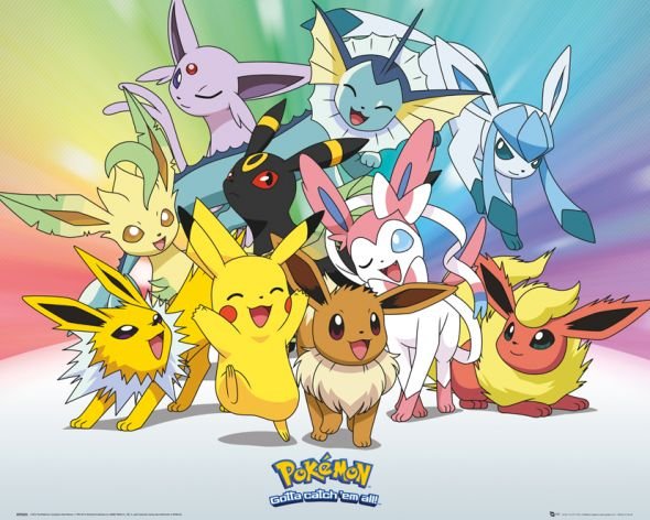 Pokemony - plakat 50x40 cm