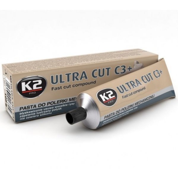 K2 ULTRA CUT C3+ 100g: Pasta do maszynowego polerowania lakieru L001