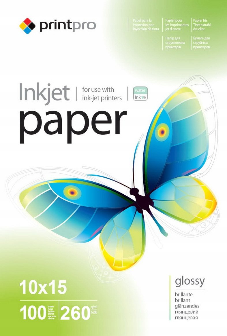 Papier Fotograficzny Błyszczący 10x15 260g 100 szt