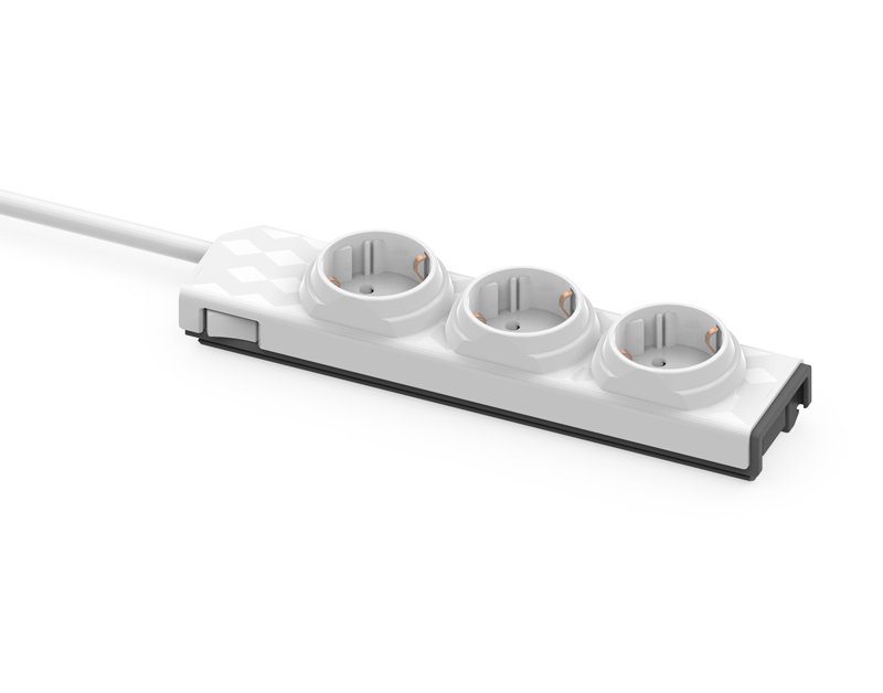 PowerStrip Listwa zasilająca  Modular 3 gniazda 1m biały 10250/PSMDDE 10250/PSMDDE
