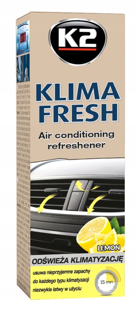 K2 KLIMA FRESH - ODGRZYBIACZ DO KLIMY FRESH LEMON