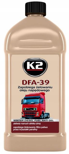 K2 Dodatek do oleju napędowego antyżel DFA - 39 0,5L GO DFA - 39 0,5L