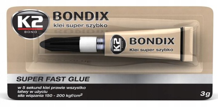 12 x K2 BONDIX BŁYSKAWICZNY KLEJ SZYBKOSCHNĄCY 3G
