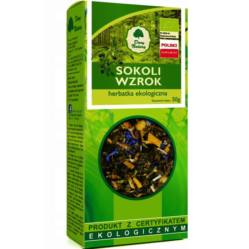 Dary Natury Herbatka Sokoli Wzrok BIO 50g -