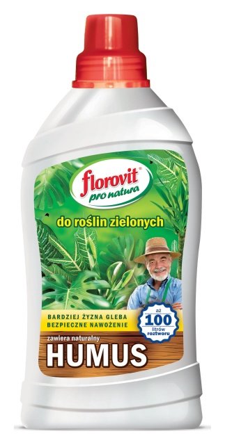 Plorovit Pro Natura Nawóz płynny organiczno-mineralny do roślin zielonych butelk