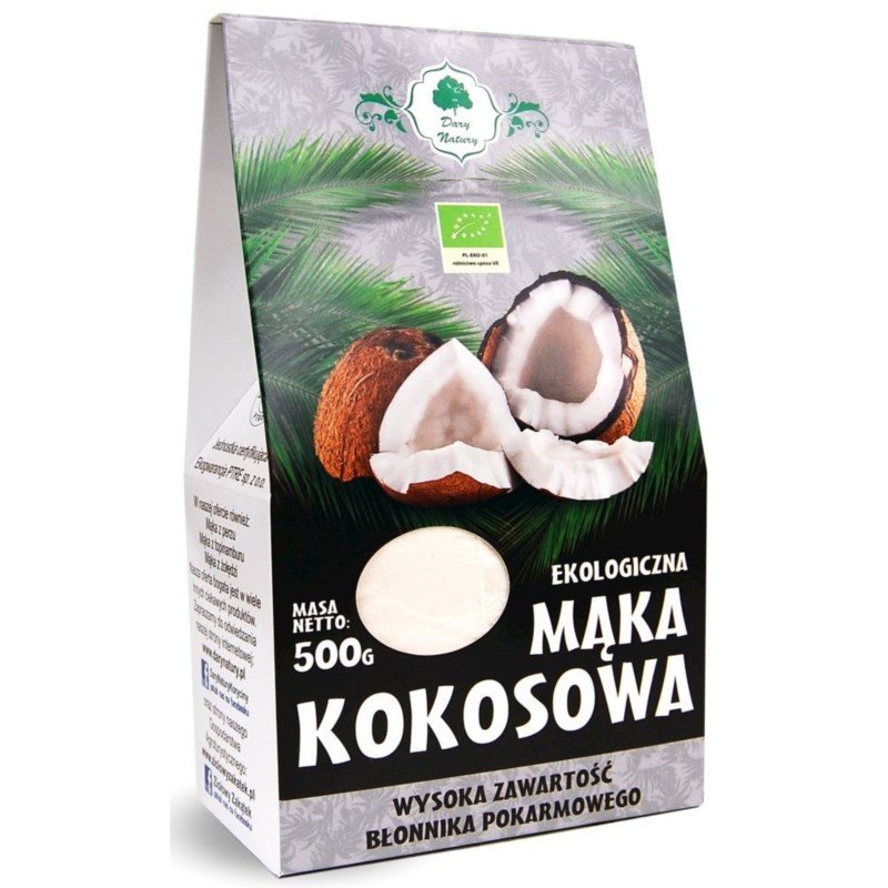 Dary Natury Ekologiczna mąka kokosowa 500 g
