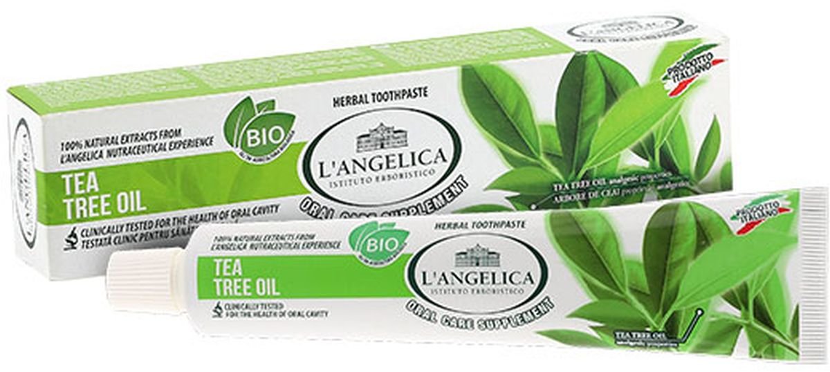 COSWELL LAngelica pasta do zębów z olejkiem herbacianym 75 ml