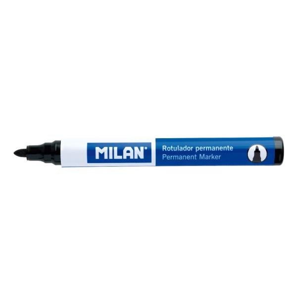 MILAN 16429122 Marker permanentny okrągły - czarny 16429122
