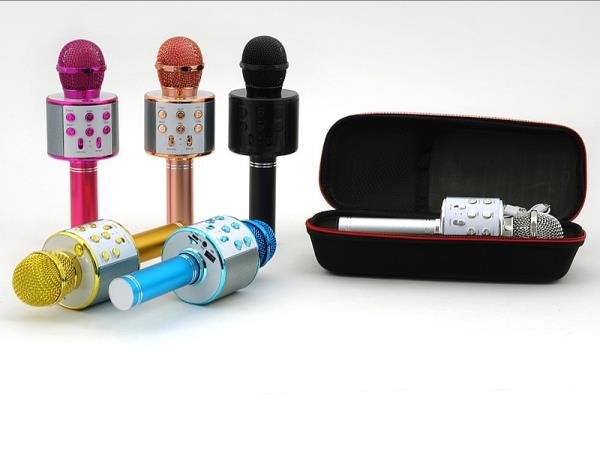 ADAR Mikrofon z głośnikiem i wejściem USB w etui 533554 cena za 1 szt