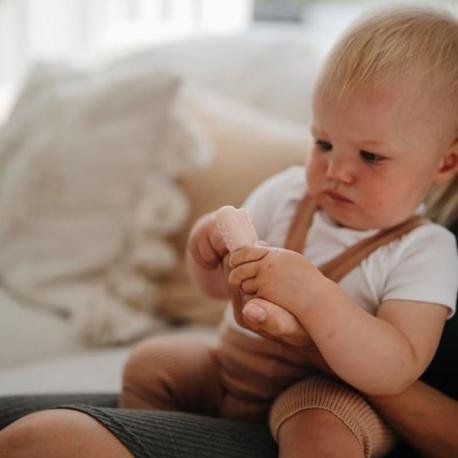 Mushie 2 Pierwsze szczoteczki na palec Blush &amp Shifting Sand Mushie 2460192