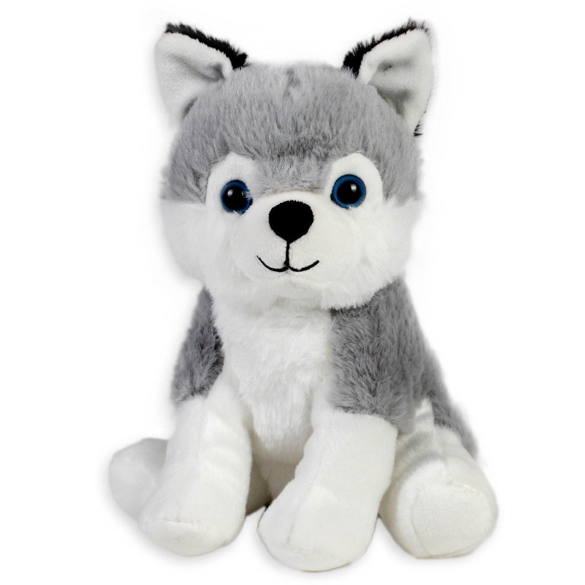 Chinchilla, Zabawka Pluszowa, Pies Husky, Jasnoszary, 20 cm