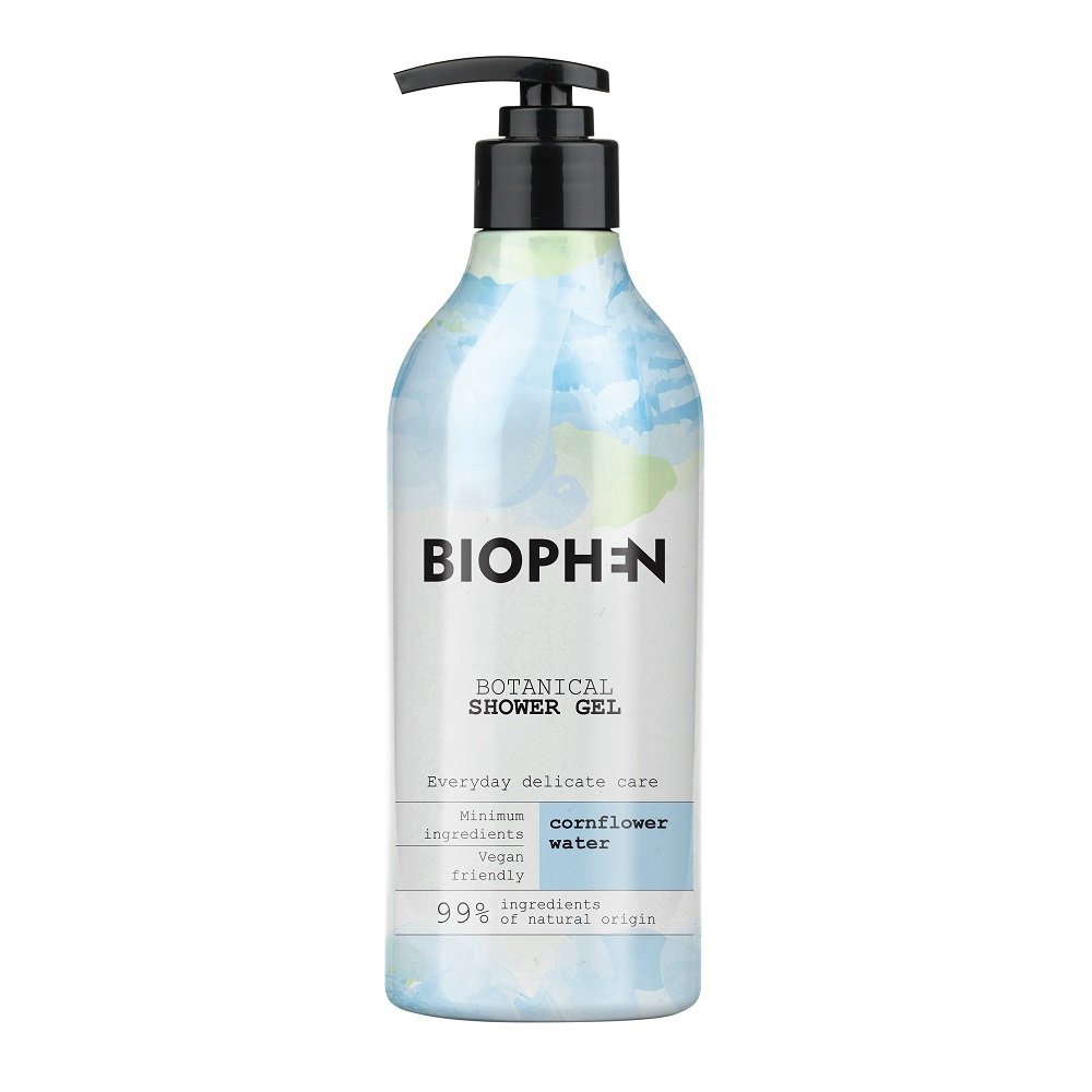 BIOpha Organic Żel pod prysznic Biophen Botanical 400 ml Cornflower | Darmowa dostawa od 59 zł NN-KBI-G400-002