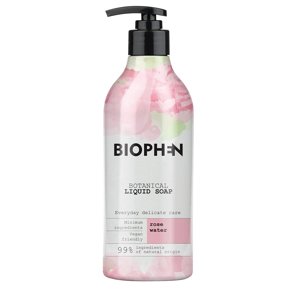 BIOpha Organic Mydło w płynie Biophen Botanical 400 ml Rose Butelka z pompką | DARMOWA DOSTAWA OD 59 zł NN-KBI-I400-001