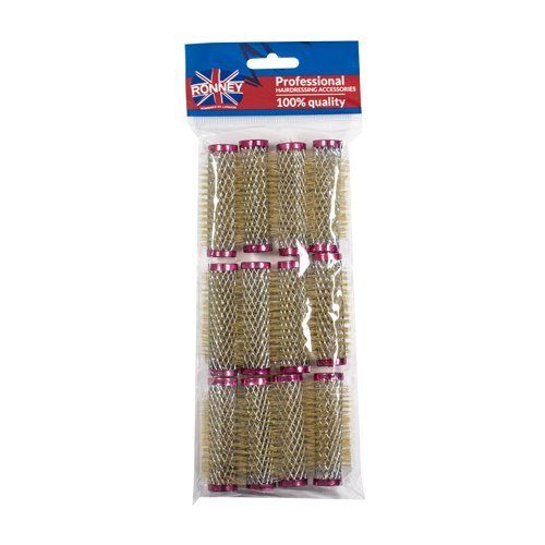 Ronney metalowe wałki ze szczoteczką18/63mm 12szt.