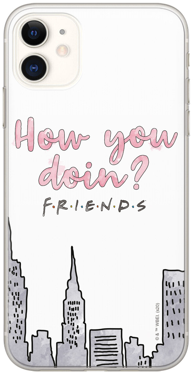 Etui na  SAMSUNG A70 Friends 009 Biały