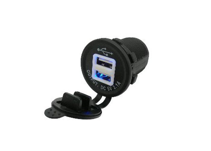Carcommerce Sp. z o.o. Carcommerce Sp z o.o ŁADOWARKA BONET 2XUSB zakupy dla domu i biura 42558