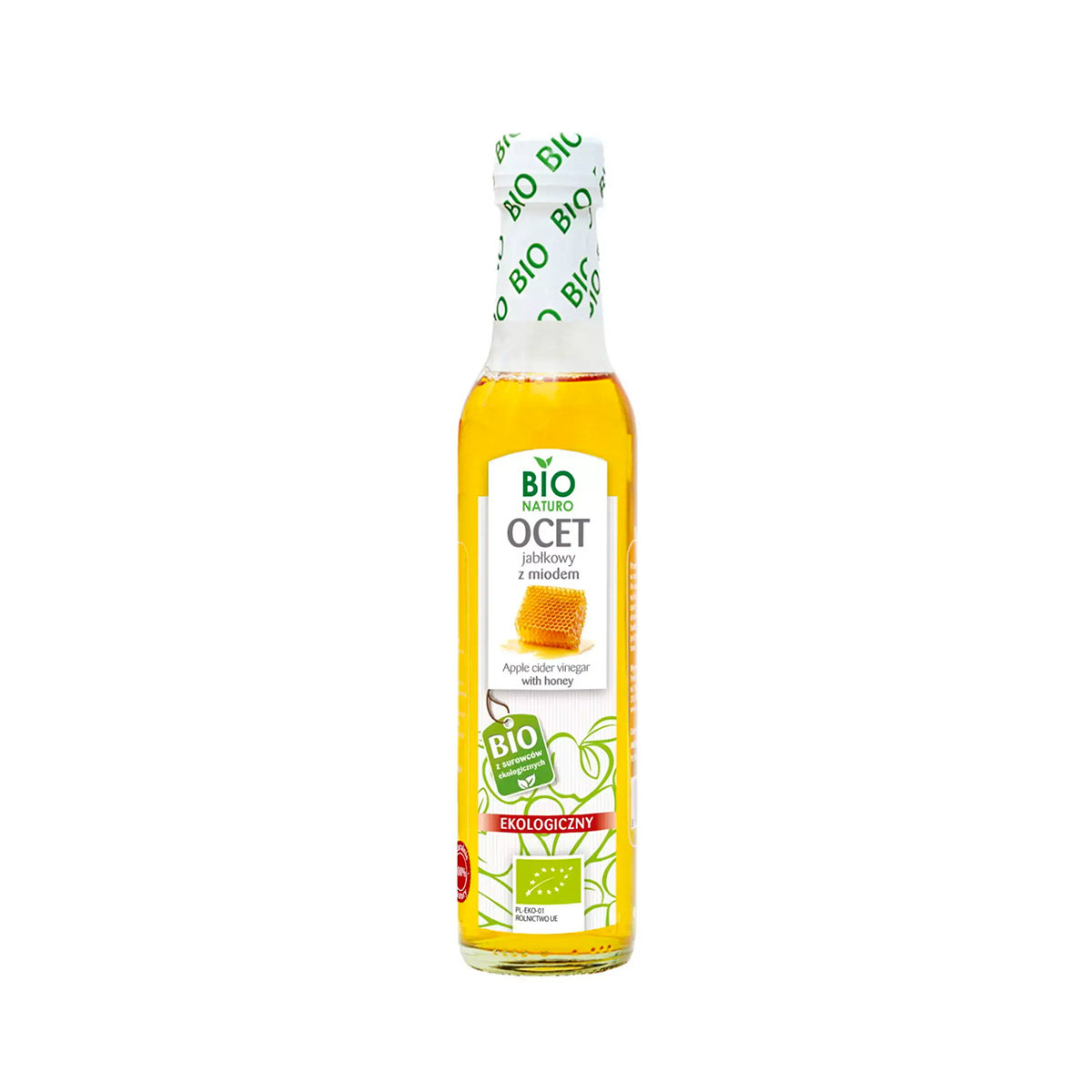 Ocet jabłkowy z miodem BIO 250 ml BioNaturo