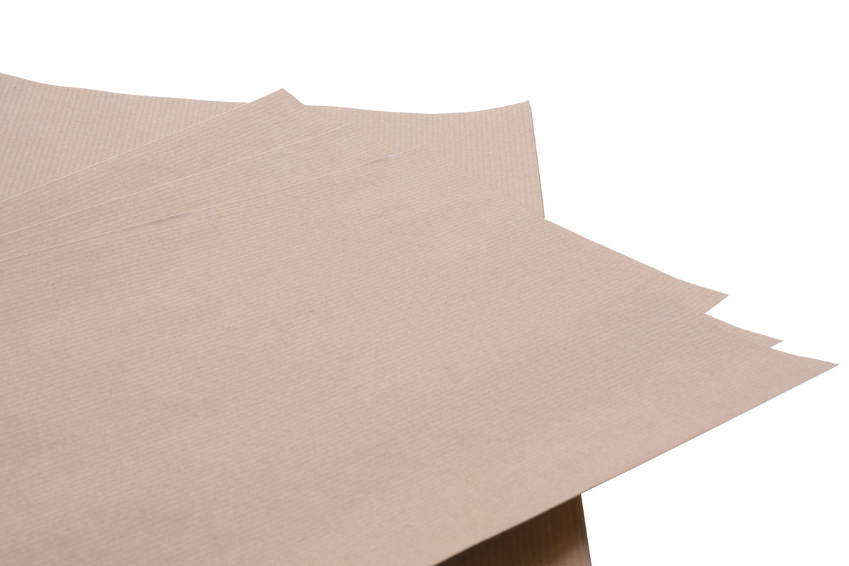Papier samoprzylepny, prążkowany kraft eko, A4, 50 arkuszy