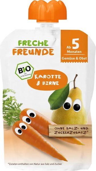 Erdbar Mus Marchew-Gruszka 100g - ERD521076