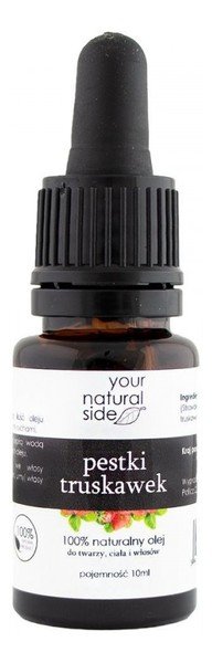 Your Natural Side 100% naturalny olej z pestek truskawek - Your Natural Side Olej 100% naturalny olej z pestek truskawek - Your Natural Side Olej