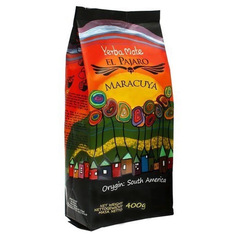 Yerba Mate El Pajaro Maracuya 400 g - Oranżada