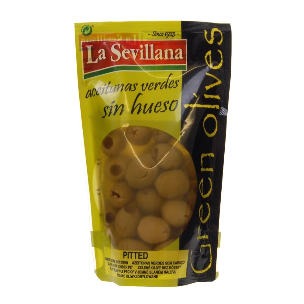 Oliwki Zielone Drylowane 170 g - La Sevillana