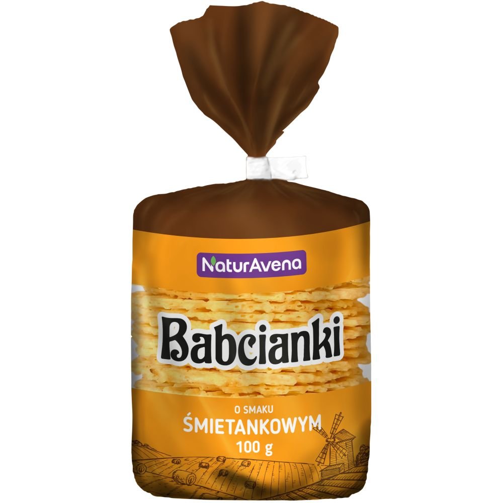 NATURAVENA NATURAVENA WAFELKI BABCIANKI ŚMIETANKOWE 100G