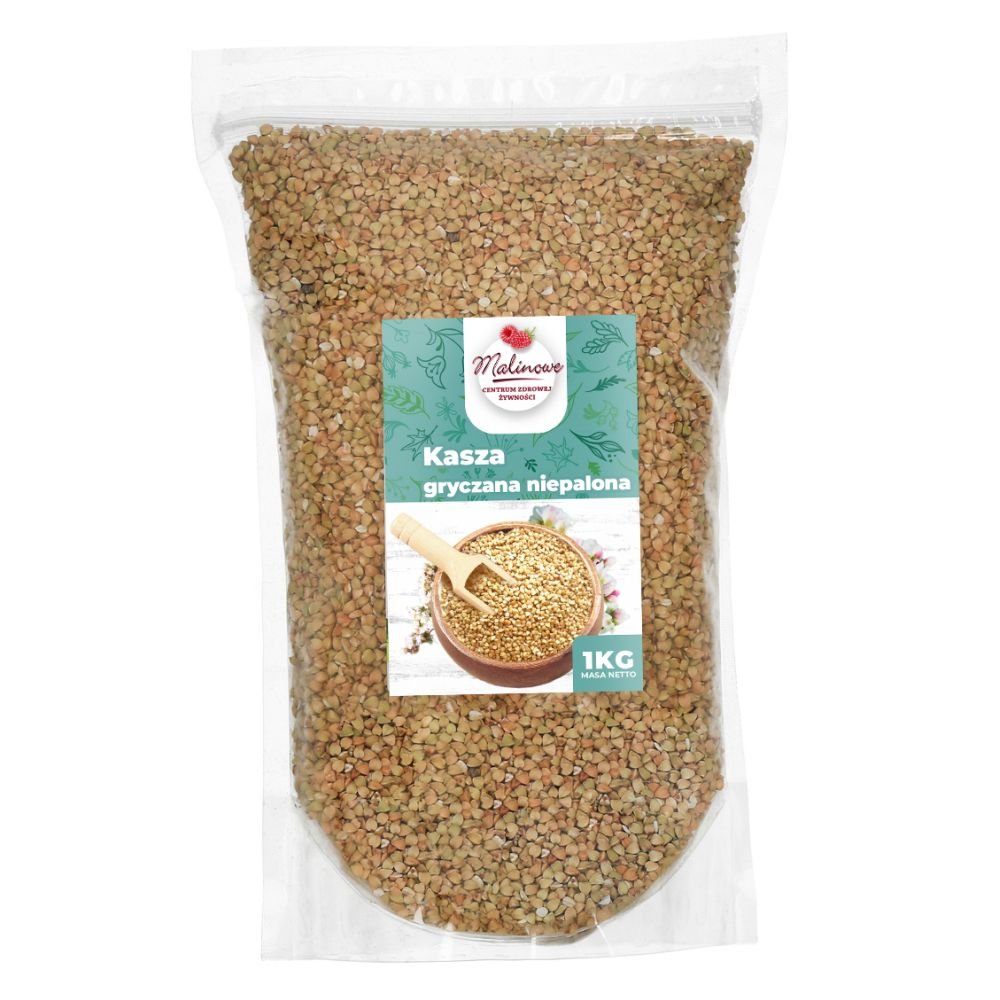 Kasza Gryczana Niepalona 1 kg Malinowe