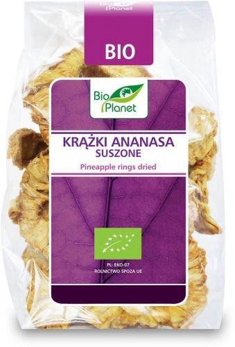 Bio Planet Krążki ananasa idealnie nadają się dla osób, które chcą zrzucić zbędn