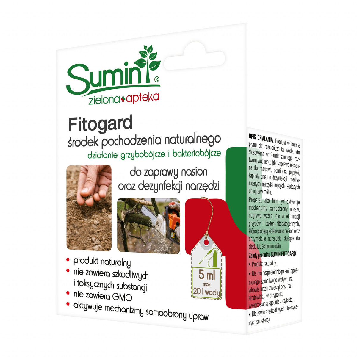 FITOGARD 5 ML  KKA-09768  Środek grzybobójczy