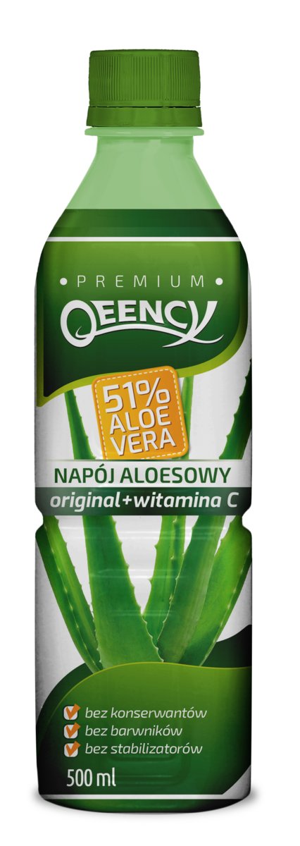 Qeency Napój z aloesem 51% aloe vera 500 ml